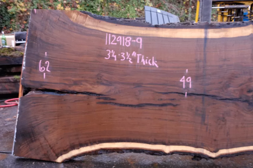 112918-09 Oregon Black Walnut Slab