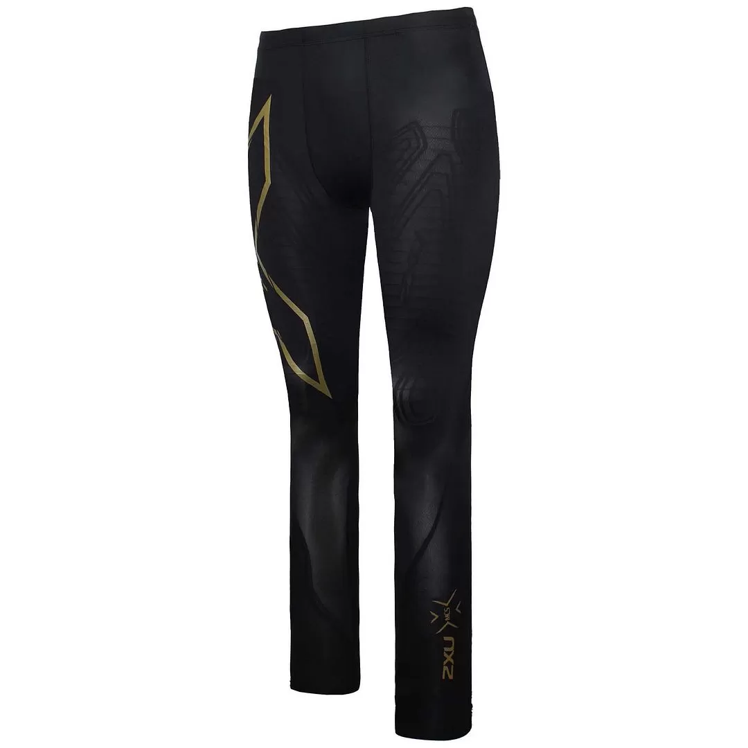 2XU Light Speed Compression Mens Black/Gold Tights