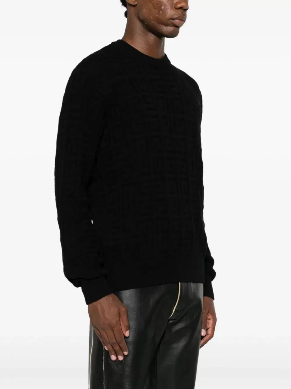 4G Jacquard Cotton Jumper