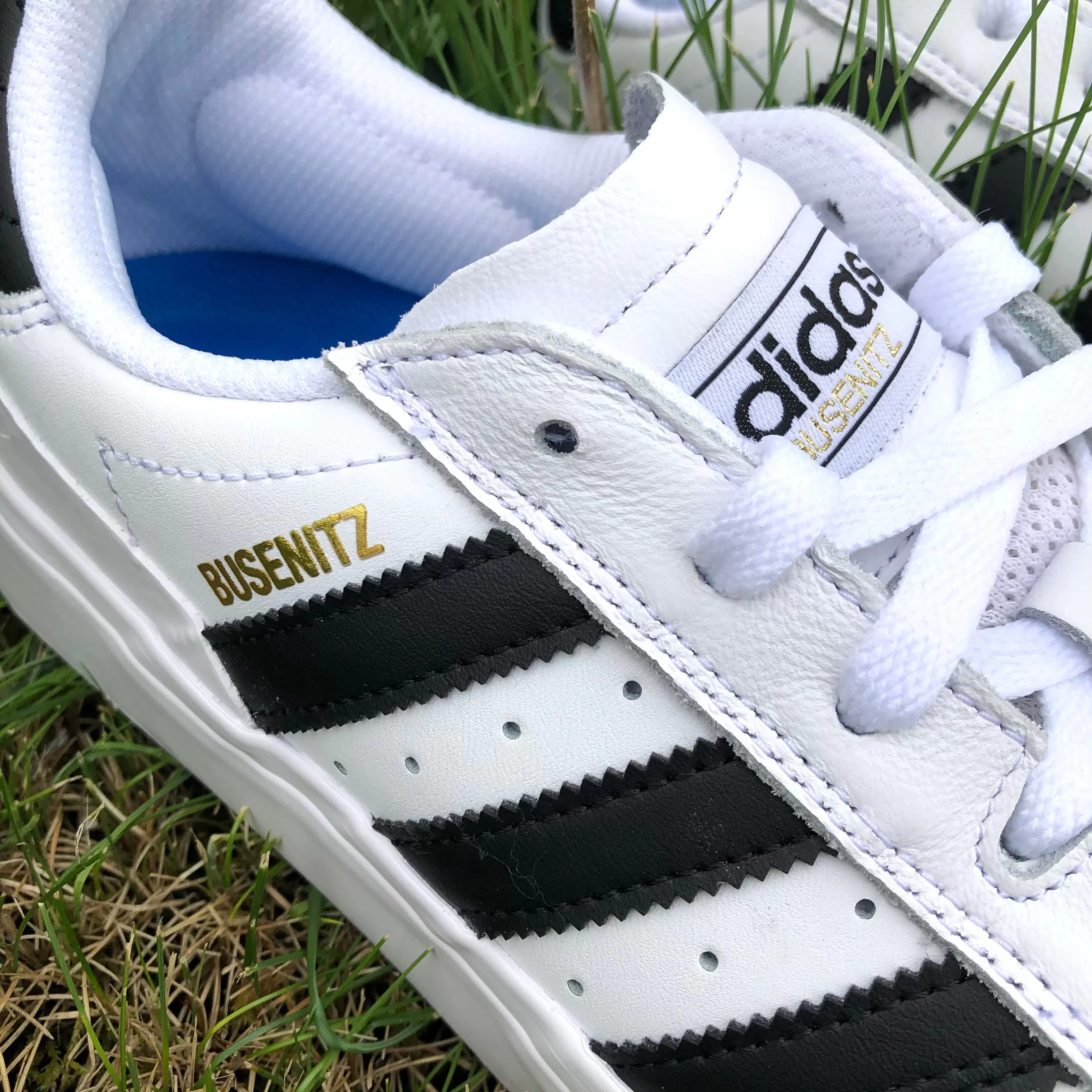 ADIDAS BUSENITZ VULC II WHITE BLACK WHITE