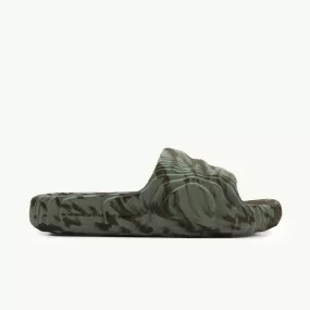 ADILETTE 22 OLIVE STRATA SILVER GREEN BLACK