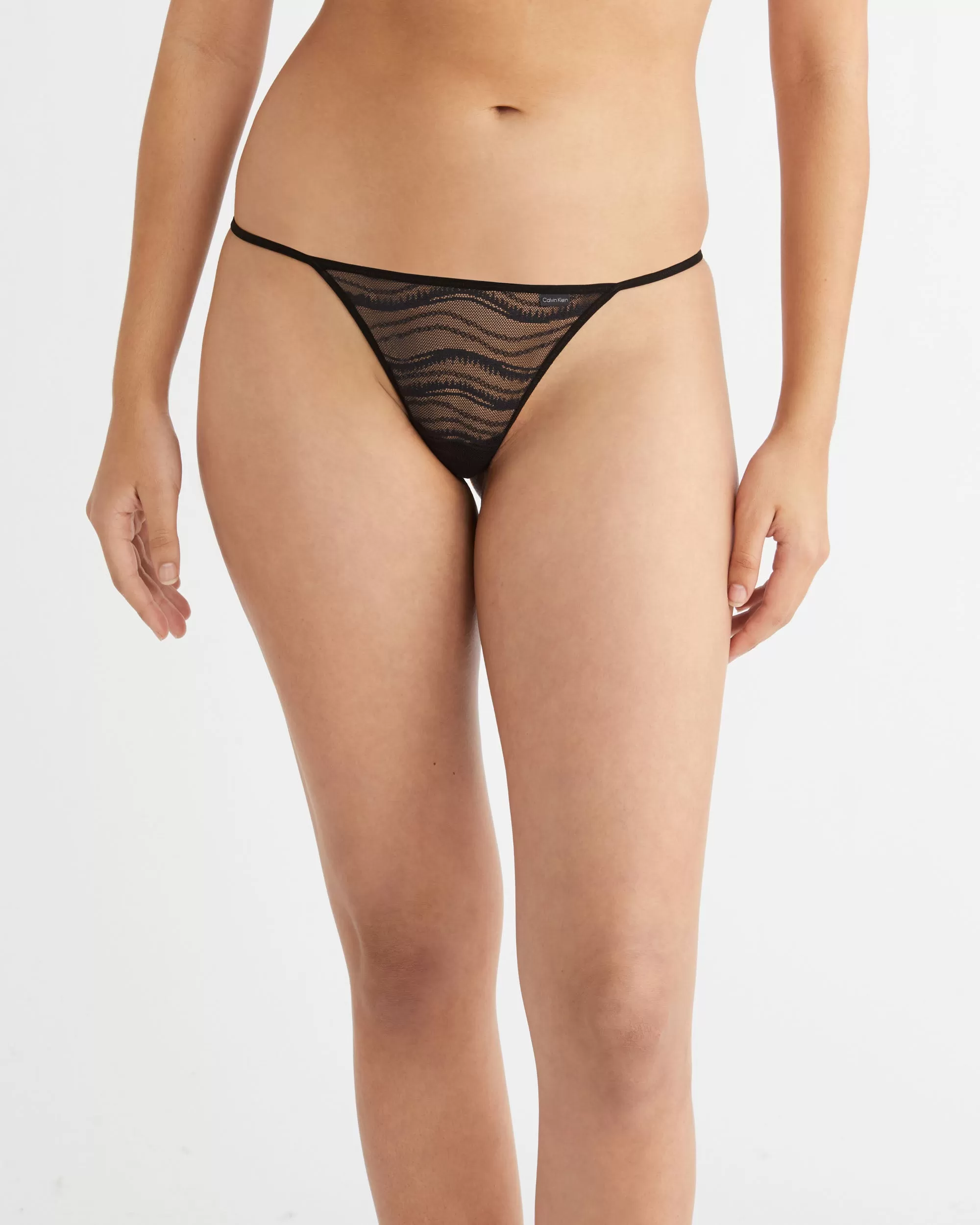 All-Over Lace String Thong