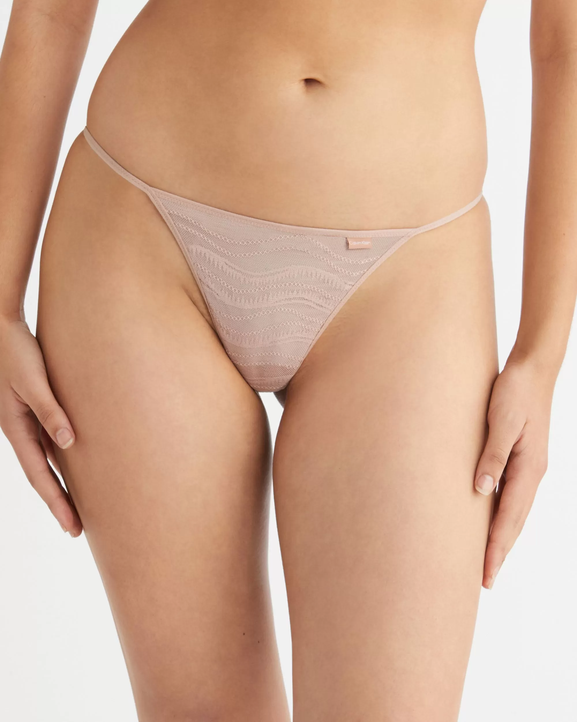 All-Over Lace String Thong