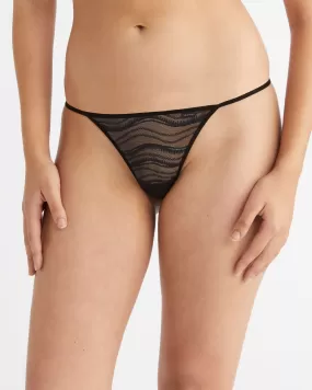 All-Over Lace String Thong