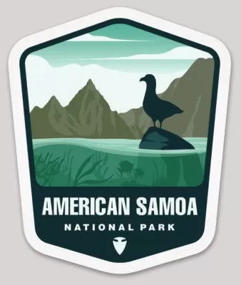 American Samoa National Park Die Cut Sticker