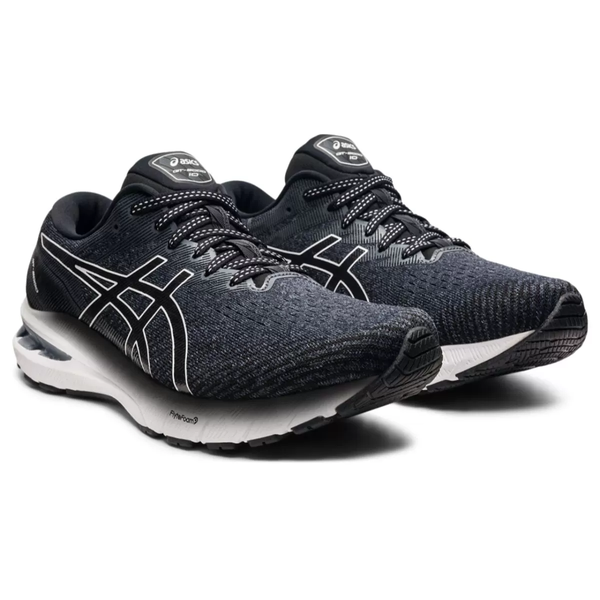 Asics GT 2000 10 Men Black White 2E   '   