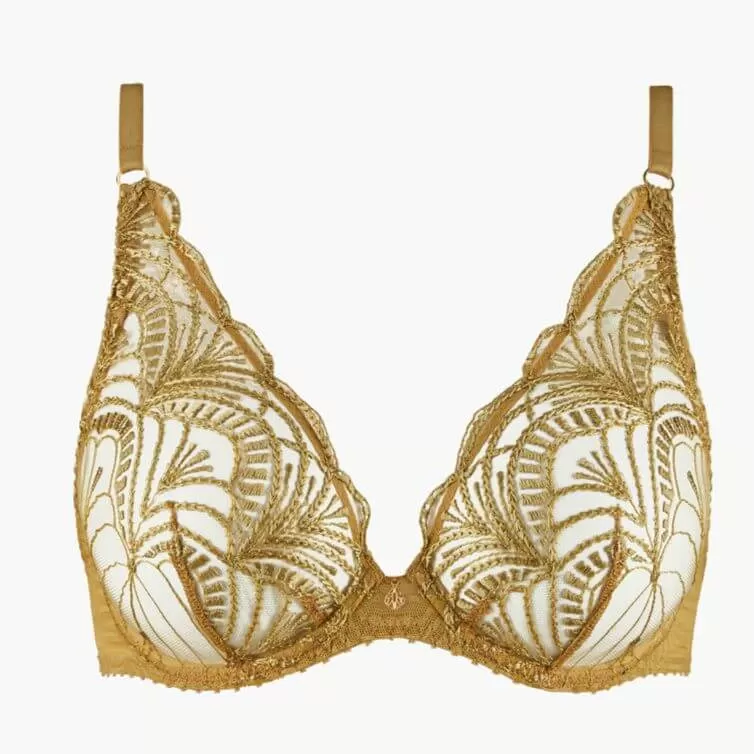 Aubade Ethnic VibesTriangle Bra 2BF12 in Sublime Bronze