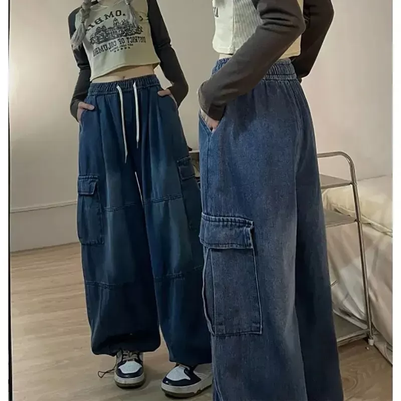 Baggy High Waist Cargo Pants