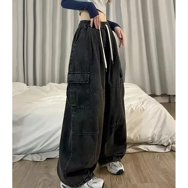 Baggy High Waist Cargo Pants