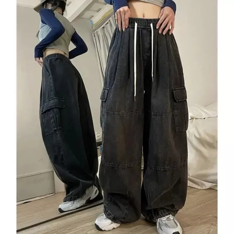 Baggy High Waist Cargo Pants