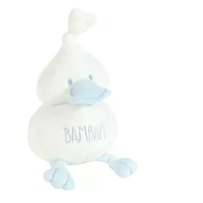 Bam Bam Cuddle Duck Rattle in Blue