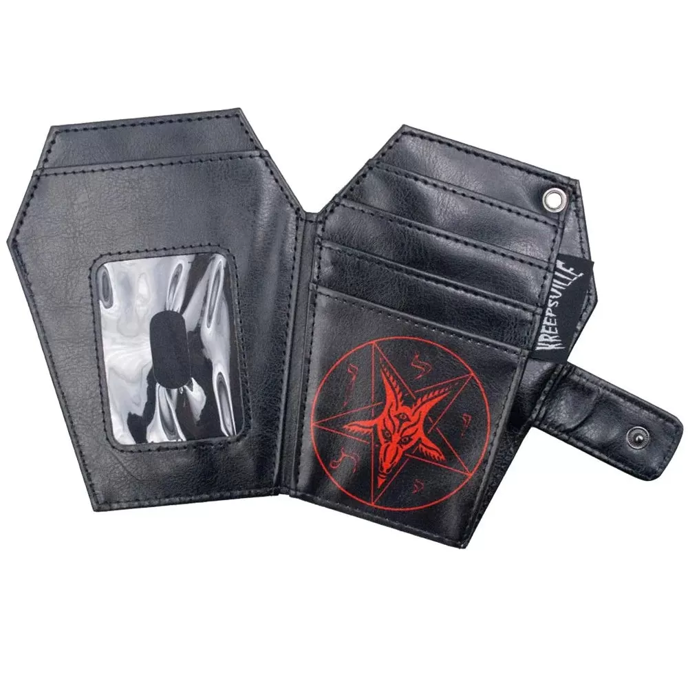 Baphomet Coffin Wallet