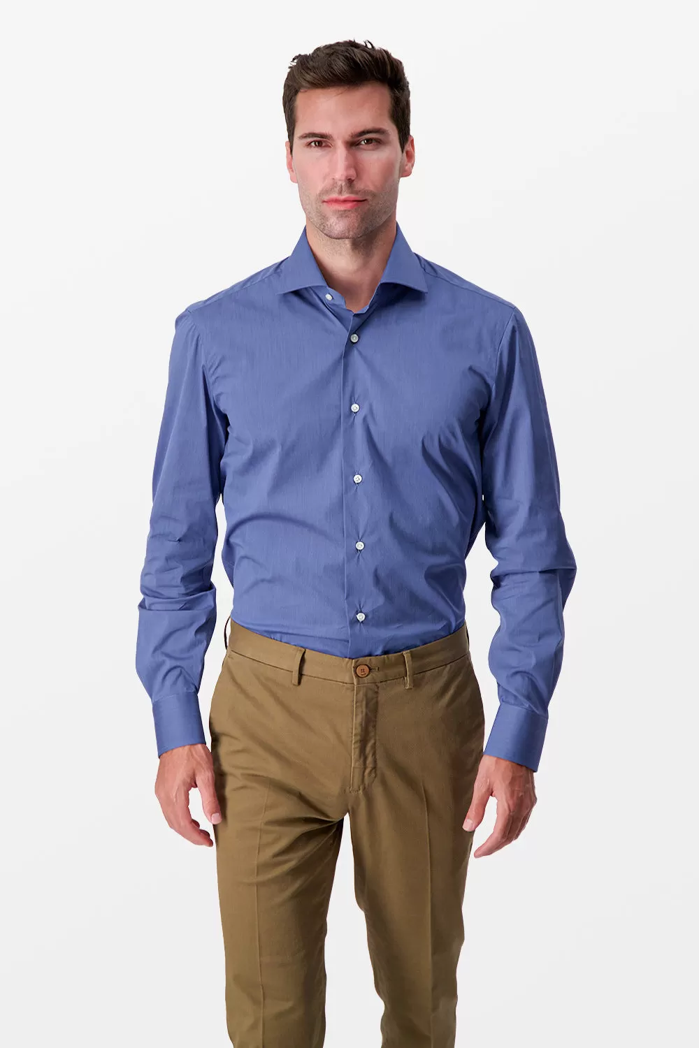 Barba Napoli Blue Classic Shirt