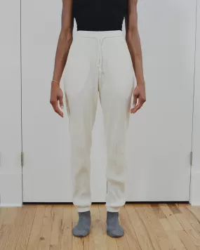 BASERANGE | SWEAT PANTS | OFF WHITE RIB