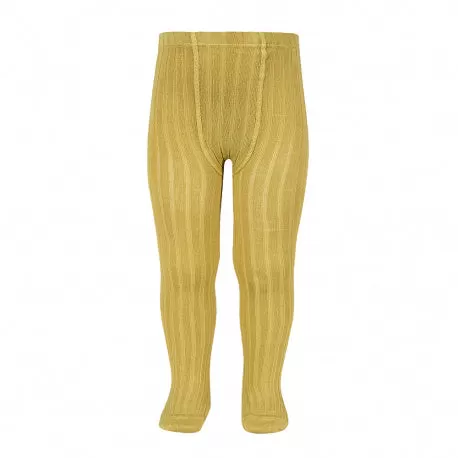 Basic rib tights MUSTARD