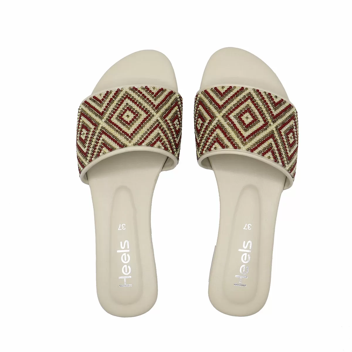 Beige Ethnic Slipper 010117