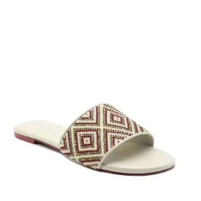 Beige Ethnic Slipper 010117