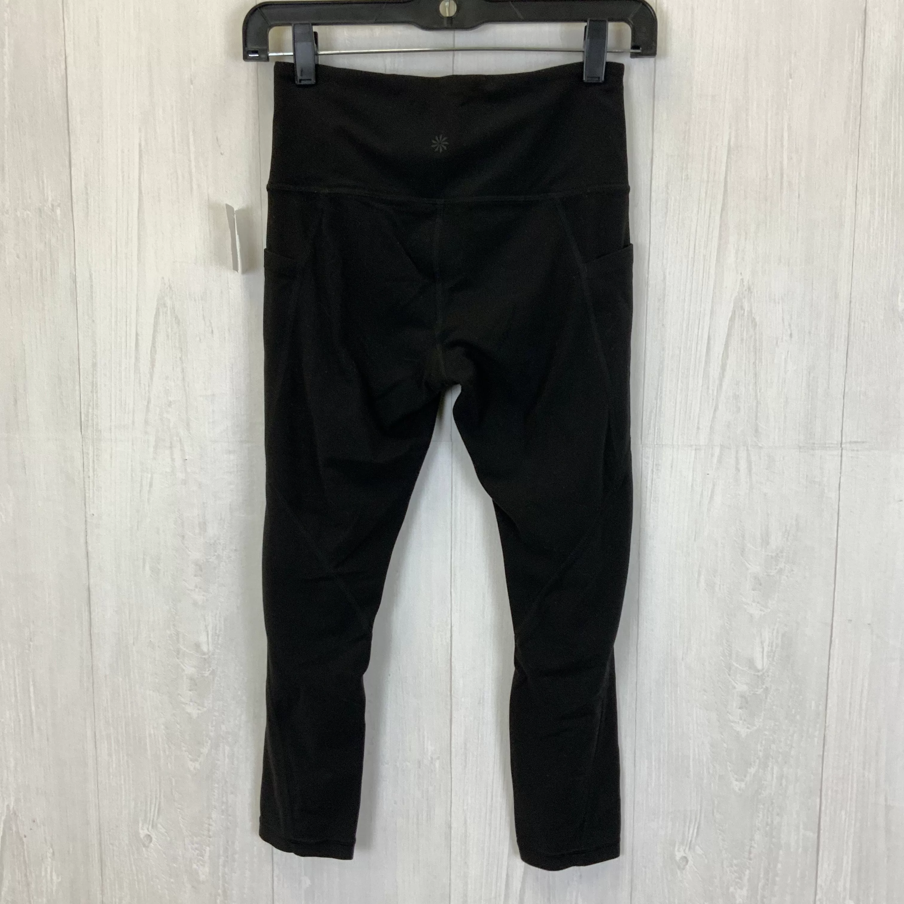 Black Athletic Capris Athleta, Size Xs