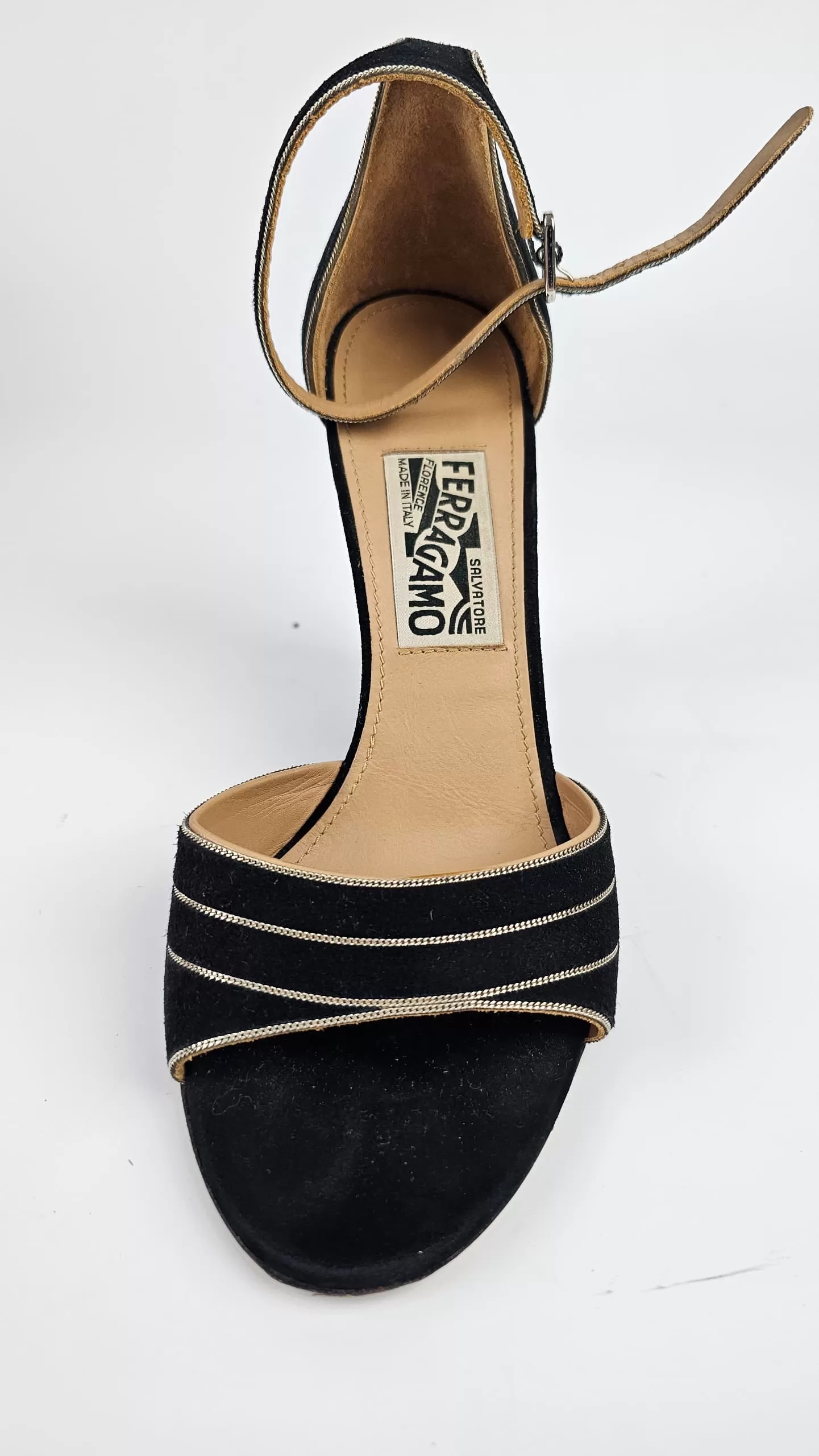 Black Suede Berg Wedges