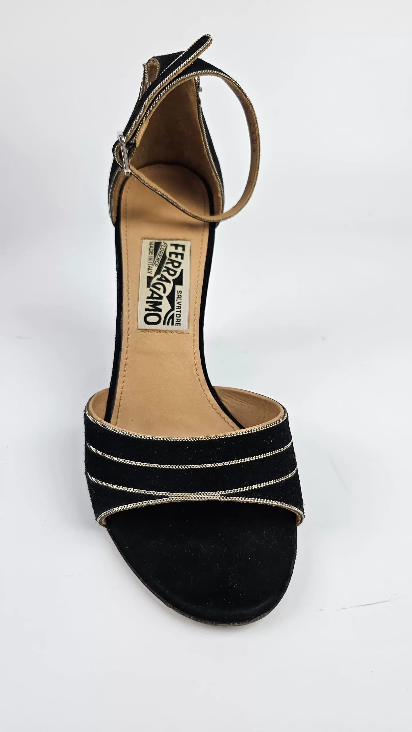 Black Suede Berg Wedges