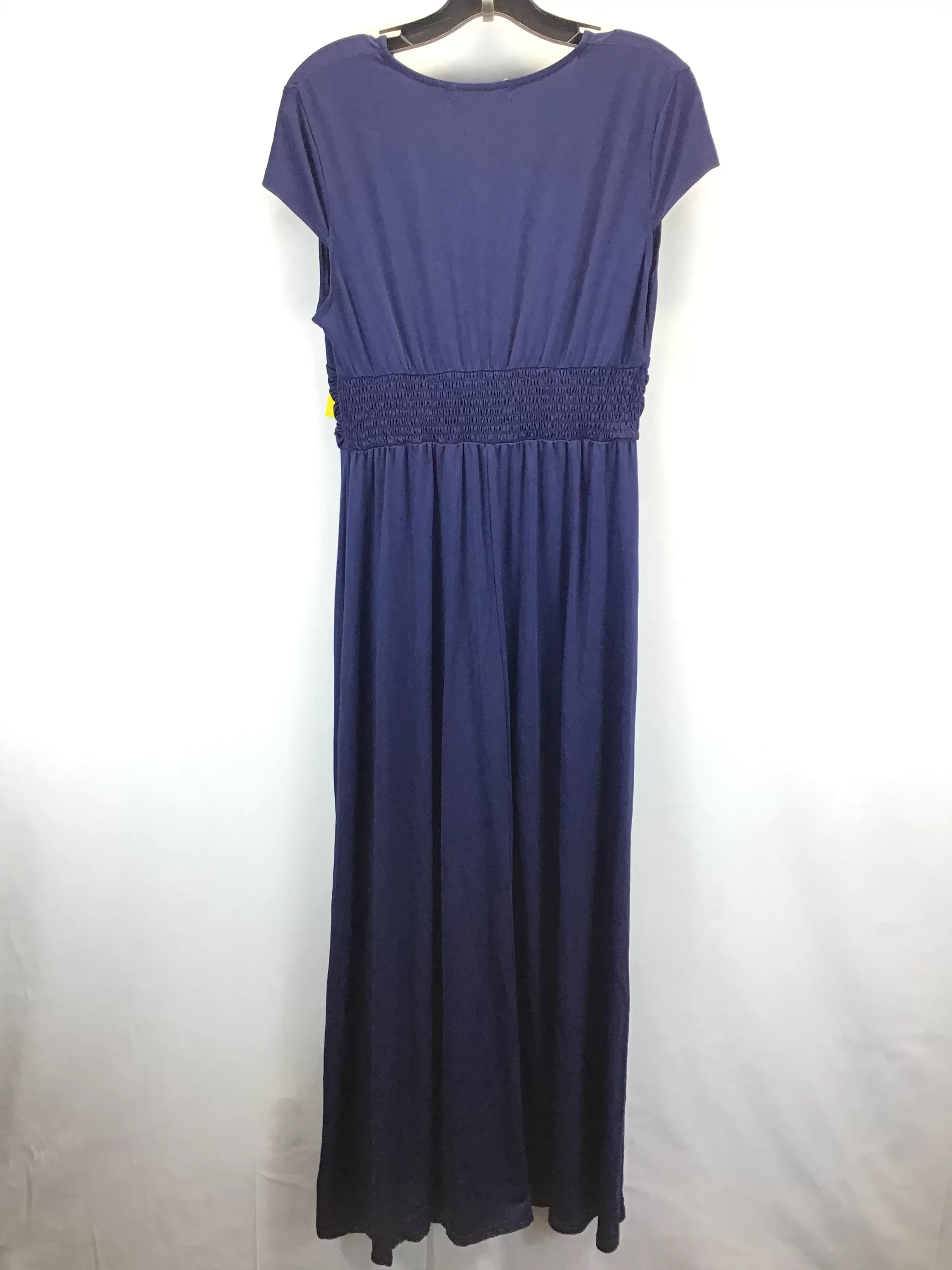 Blue Dress Casual Maxi Clothes Mentor, Size M