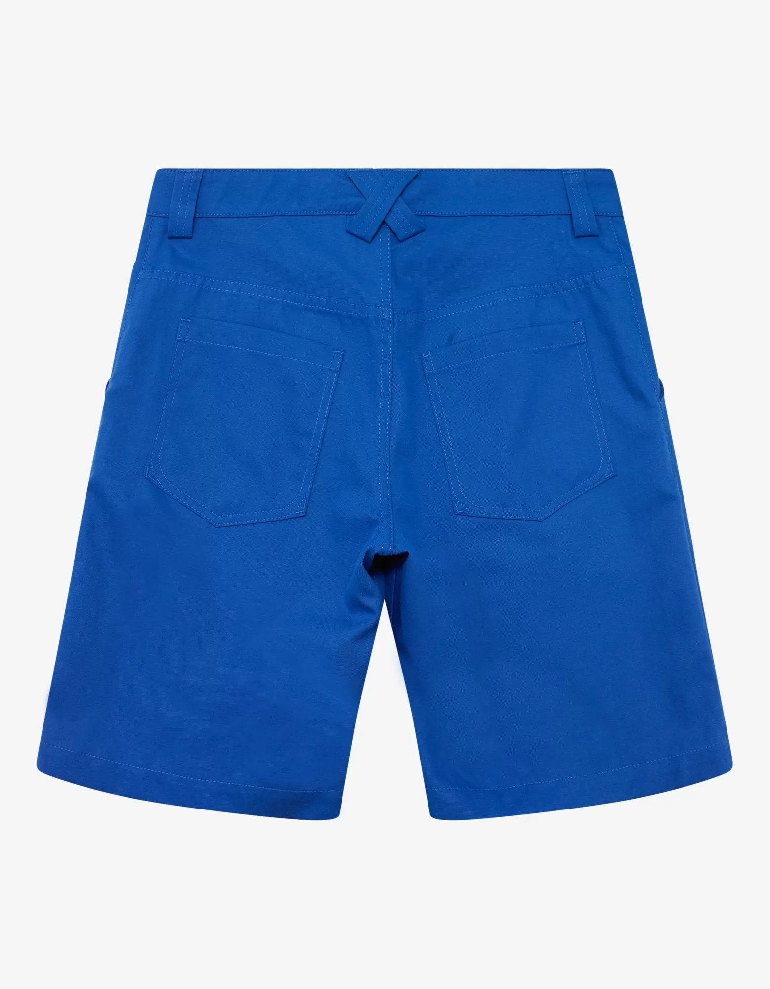 Blue Square Logo Tailored Shorts