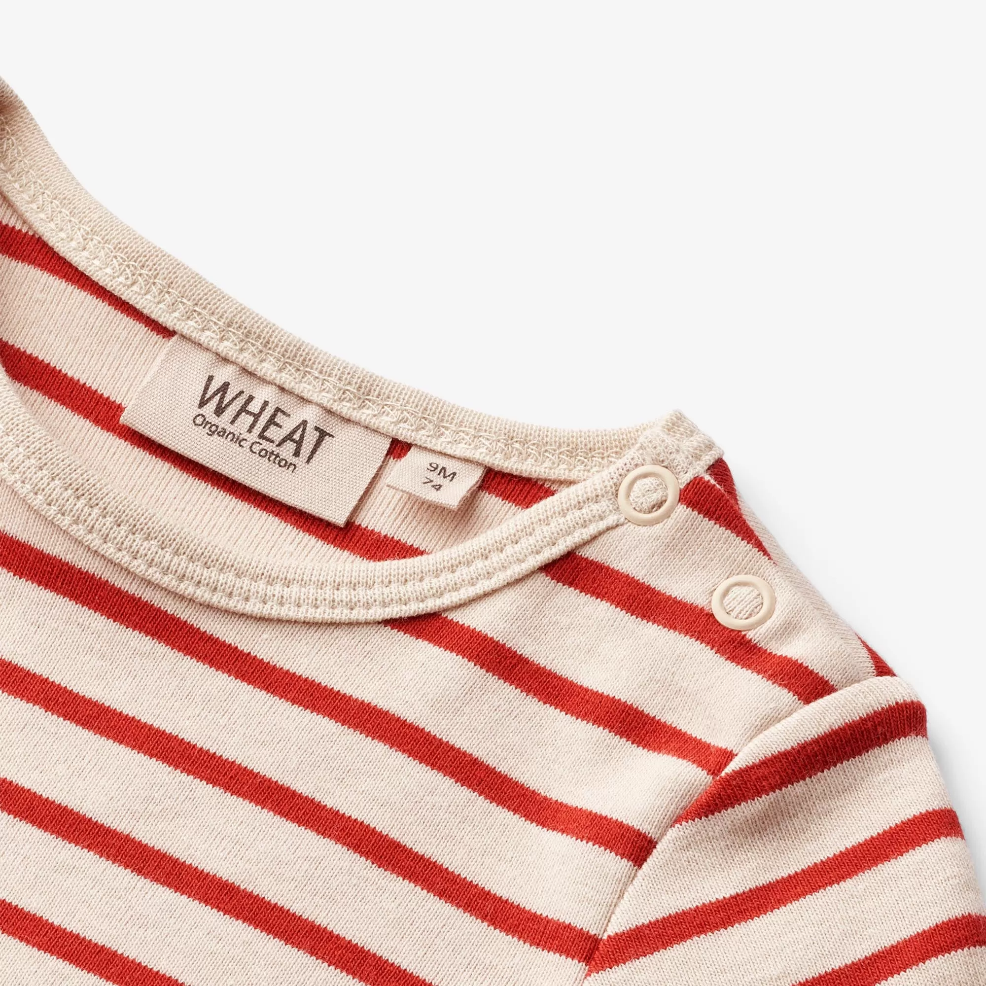 Body S/S Edvald | Baby - red stripe