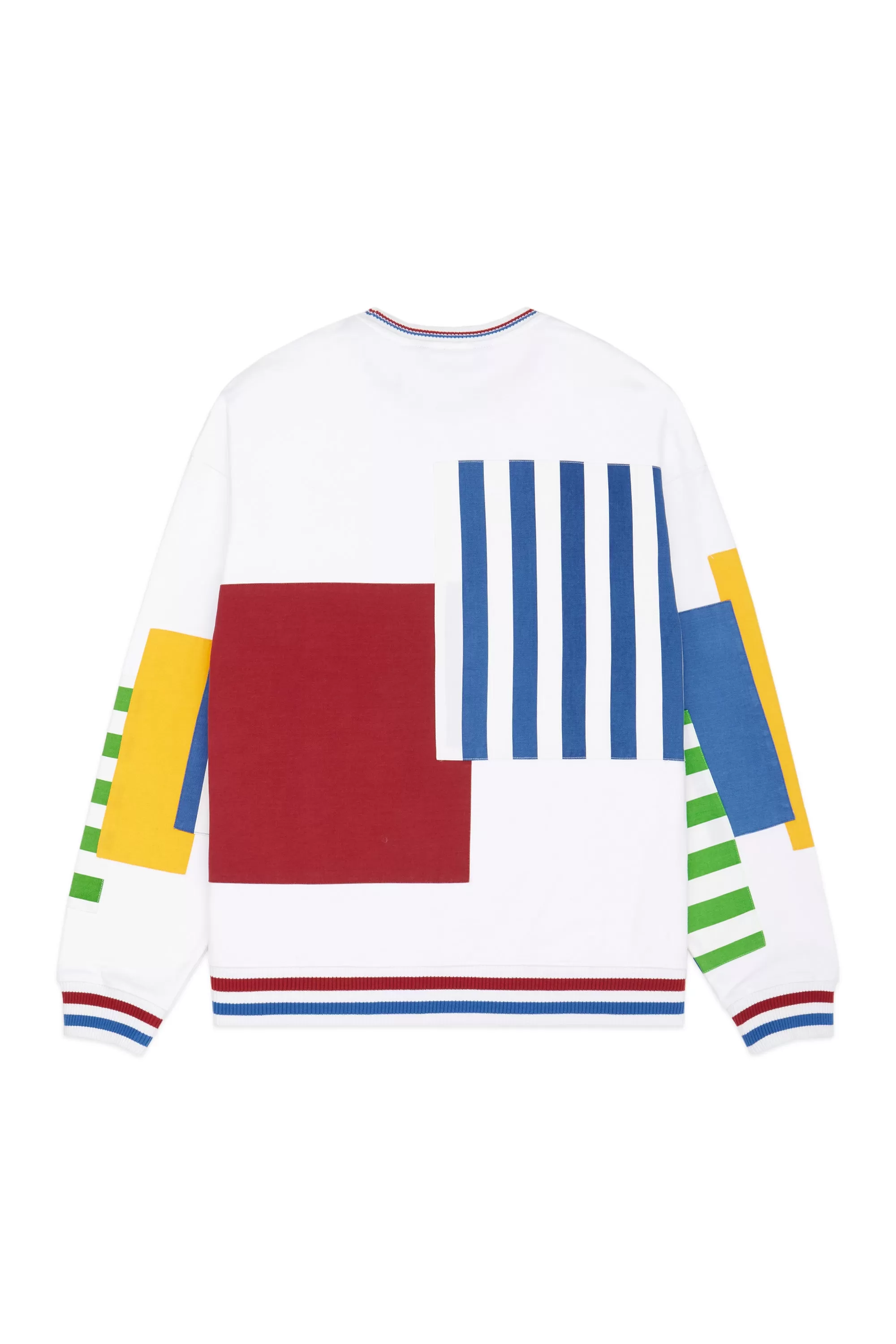 Box Paneled Crewneck