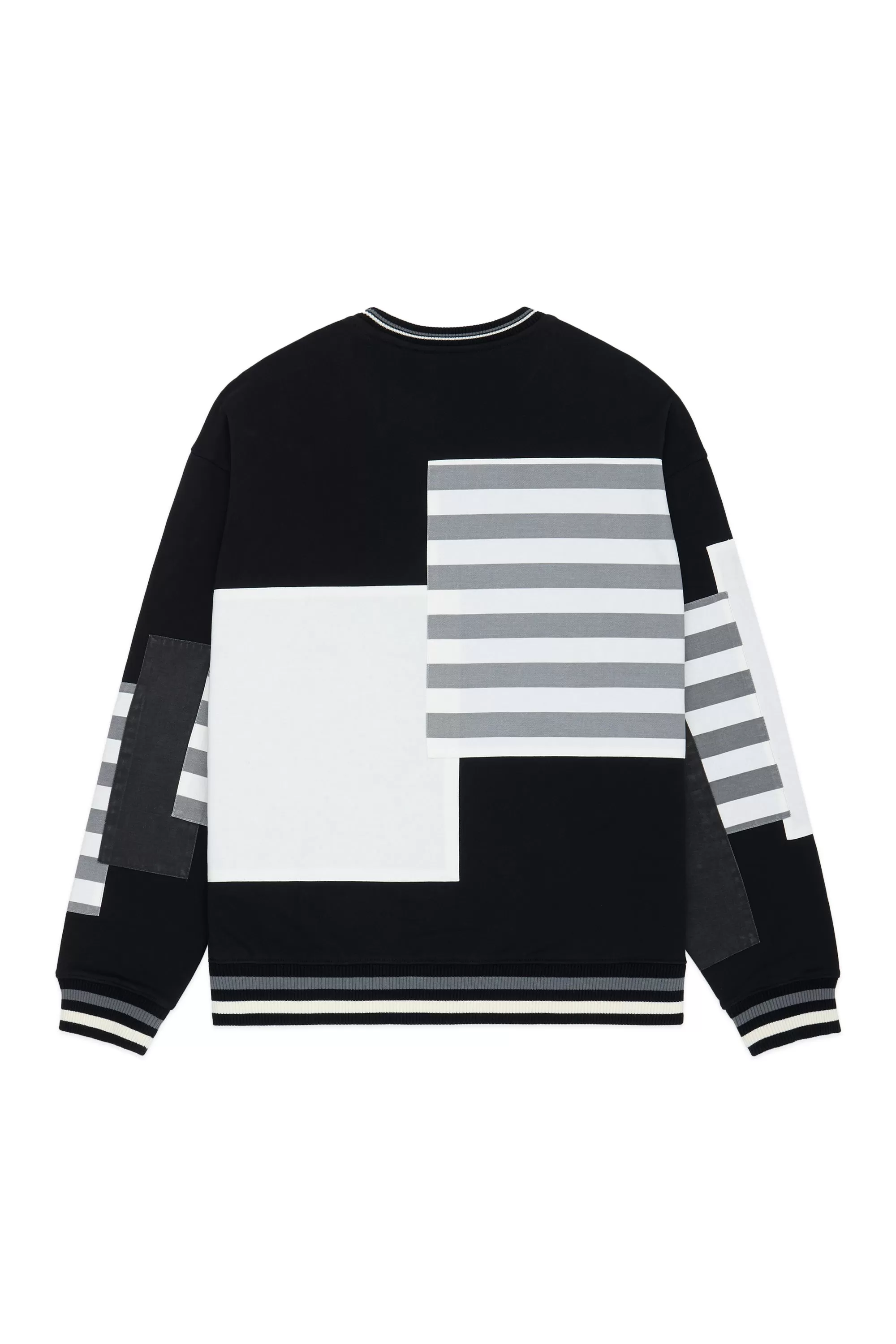 Box Paneled Crewneck