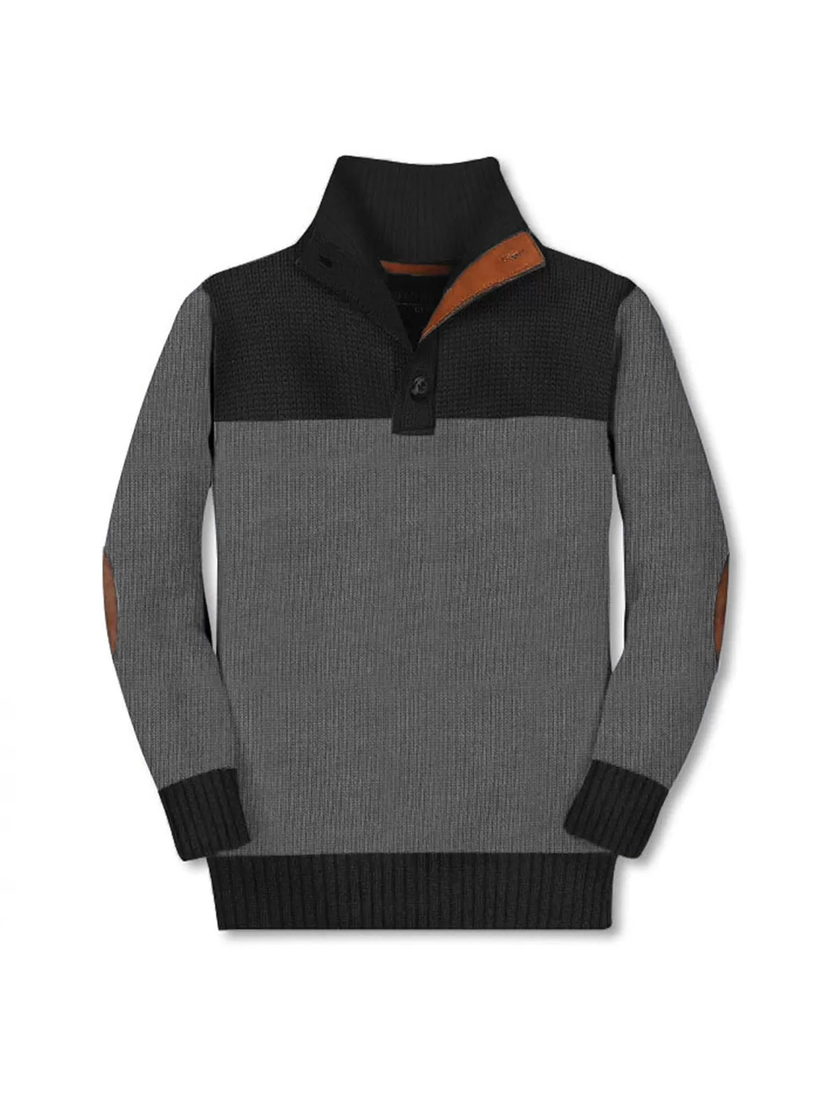 Boy's Button Collar Sweater