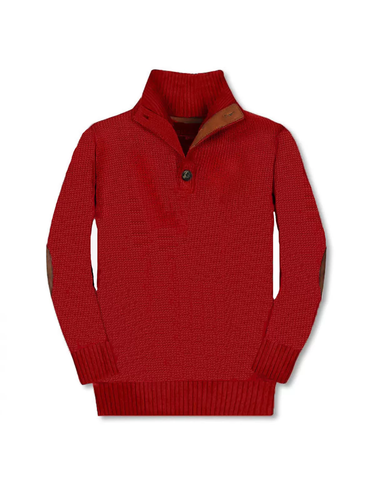 Boy's Button Collar Sweater