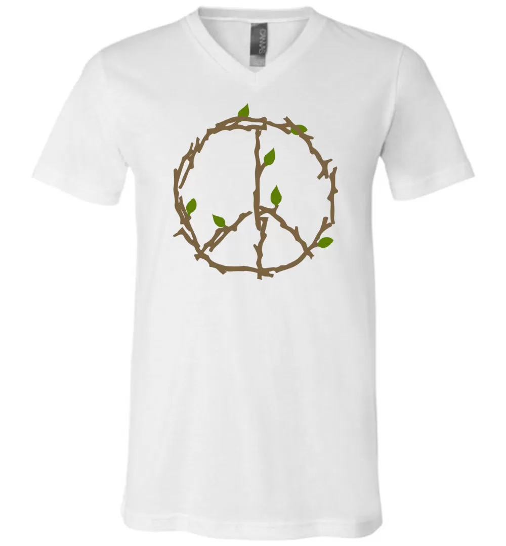 Branches And Leaves Unisex V-Neck