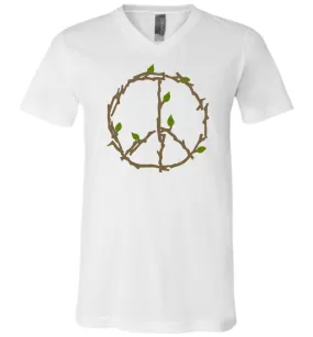 Branches And Leaves Unisex V-Neck