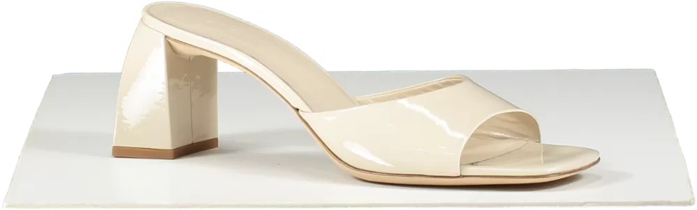 BY FAR Beige Romy Mule Sandals UK 7 EU 40 👠