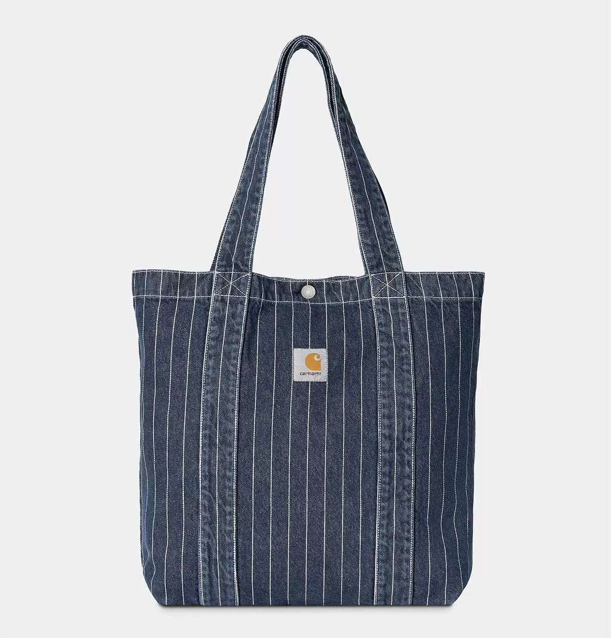 Carhartt WIP Orlean Tote Bag – Orlean Stripe – Blue & White