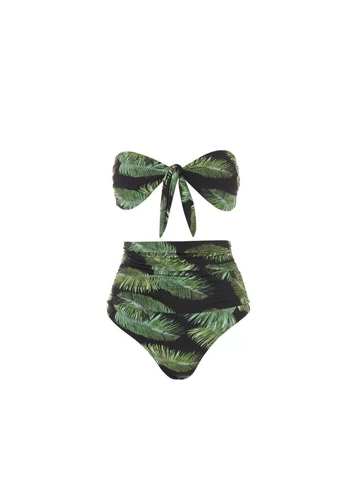 Caribe Palm Black Bikini