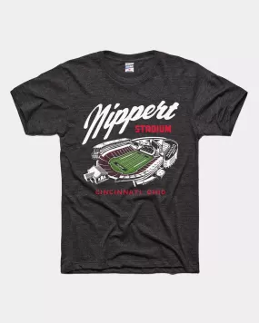 Cincinnati Nippert Stadium Black T-Shirt