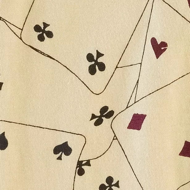 classic panda pant | marzipan playing cards | organic cotton jersey