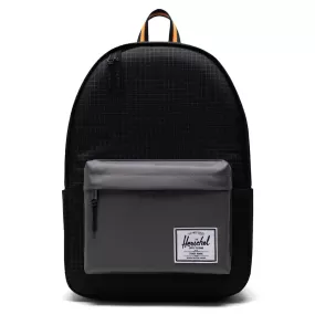 Classic XL Backpack - Black Grid/Gargoyle/Sun Orange