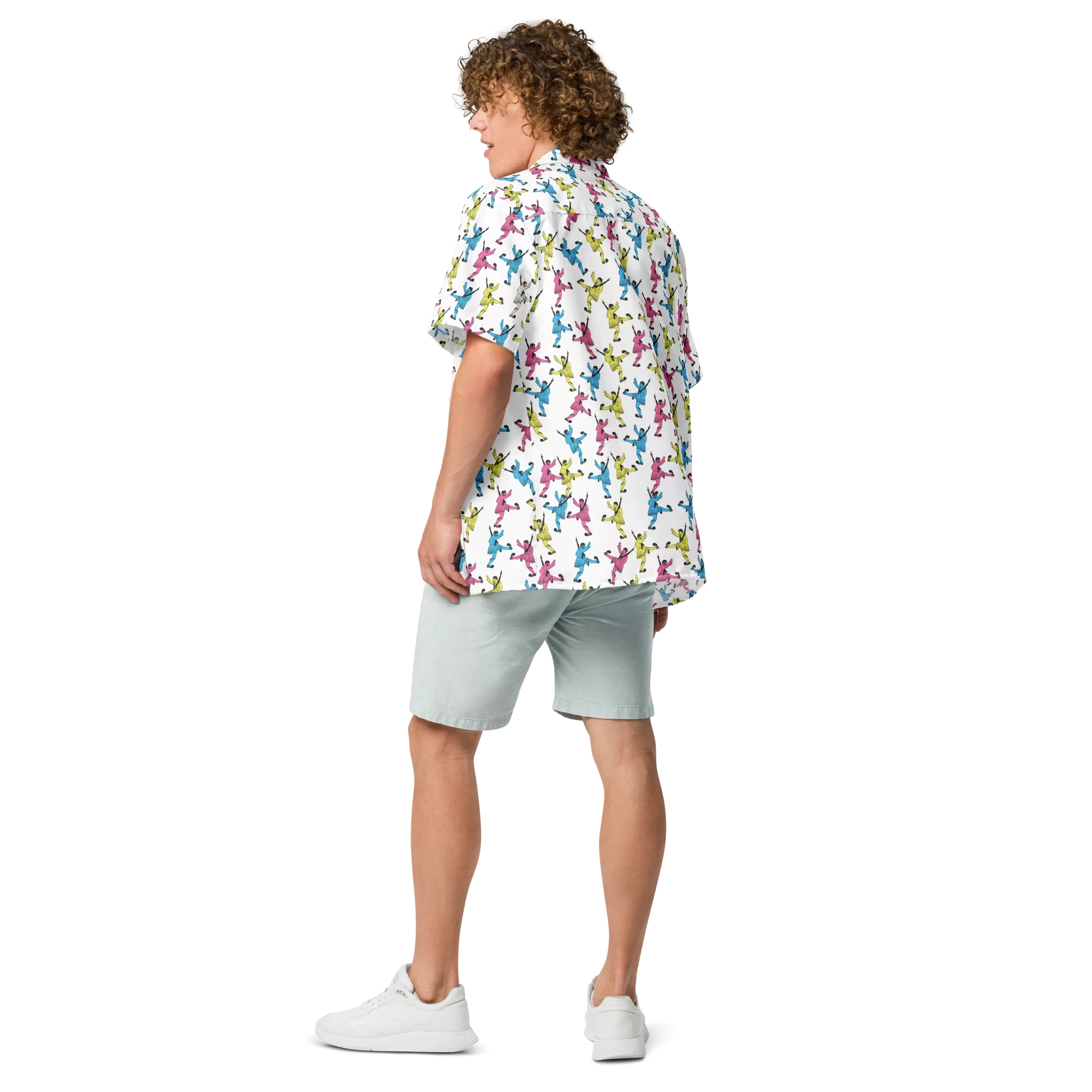 CMYK Evones Hawaiian Unisex button shirt