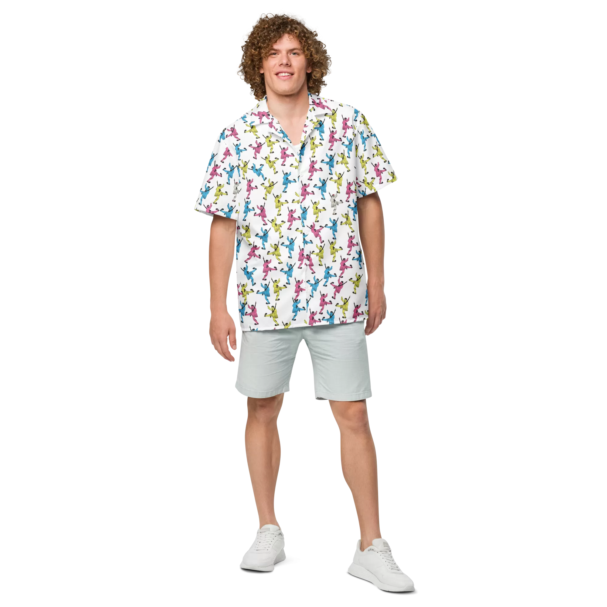 CMYK Evones Hawaiian Unisex button shirt