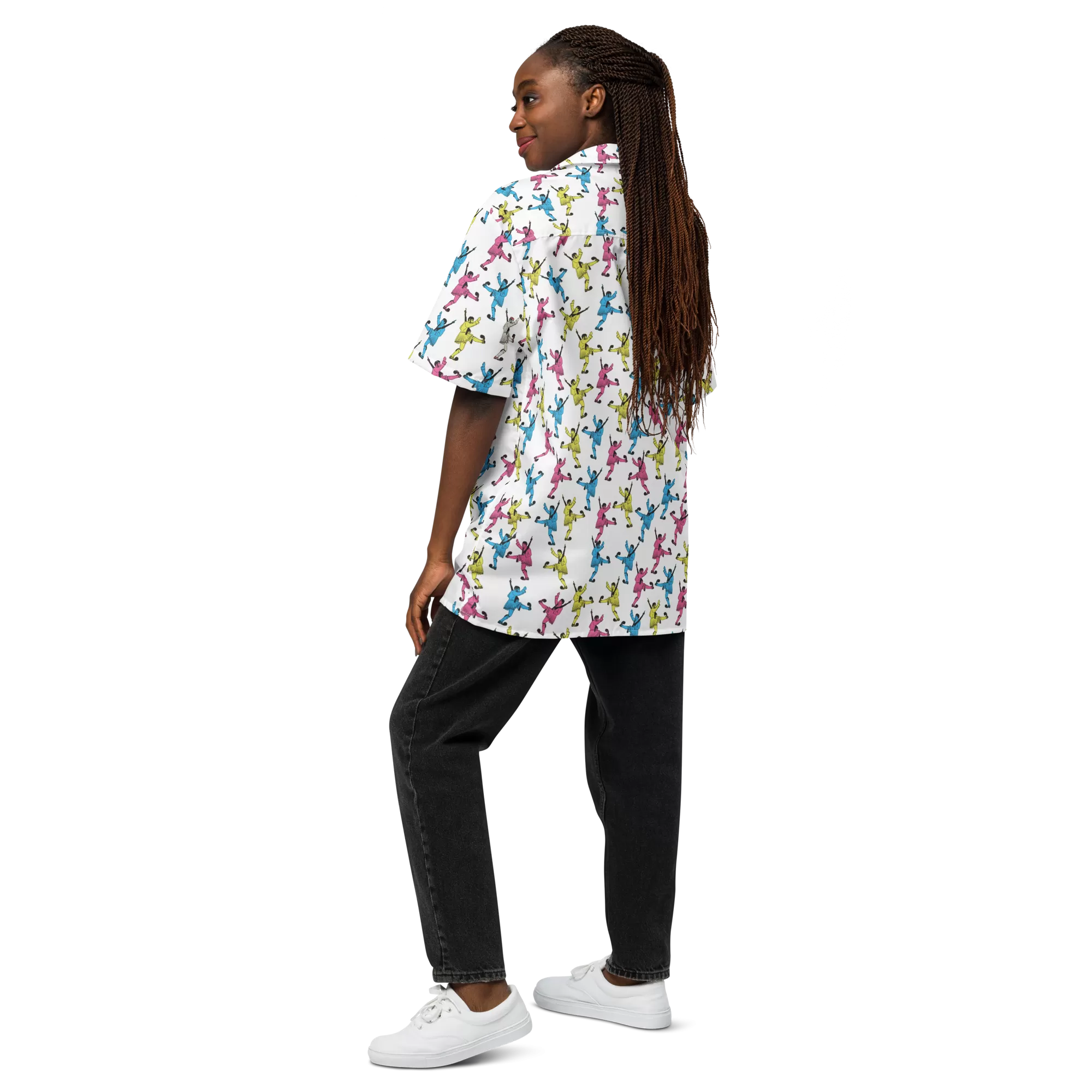 CMYK Evones Hawaiian Unisex button shirt