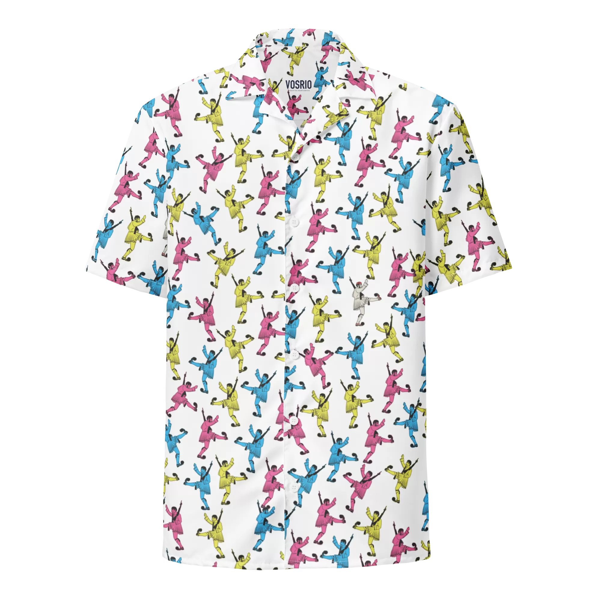 CMYK Evones Hawaiian Unisex button shirt