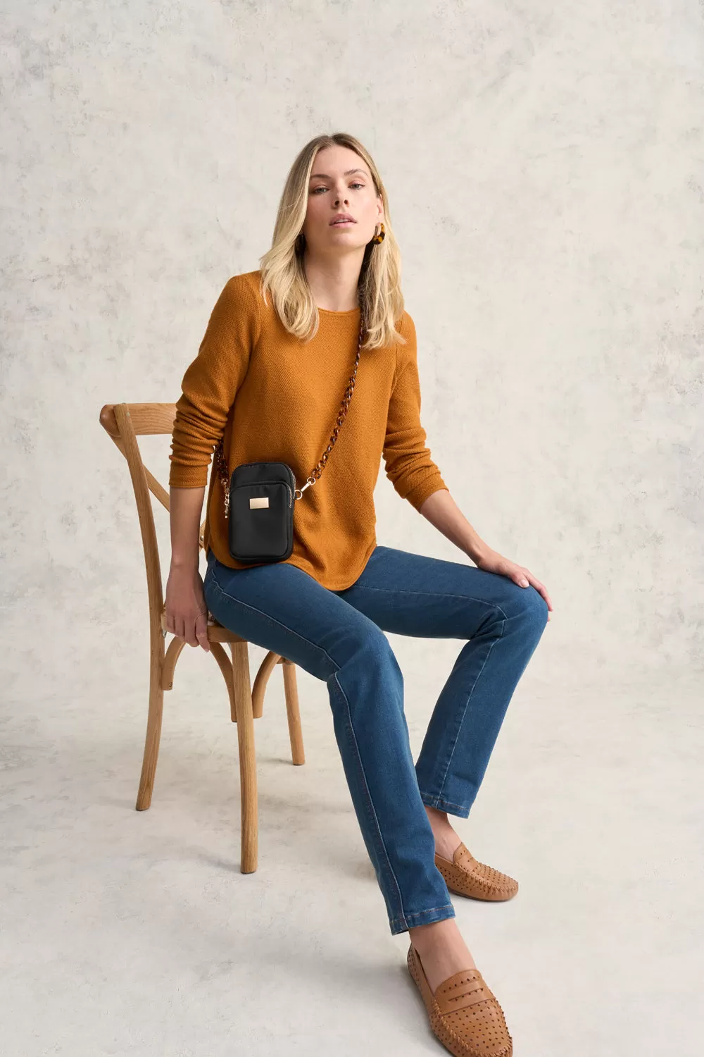 Cotton Mix Stitch Jumper