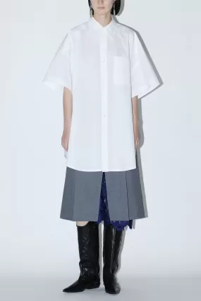 Cotton Oversized Long Shirt