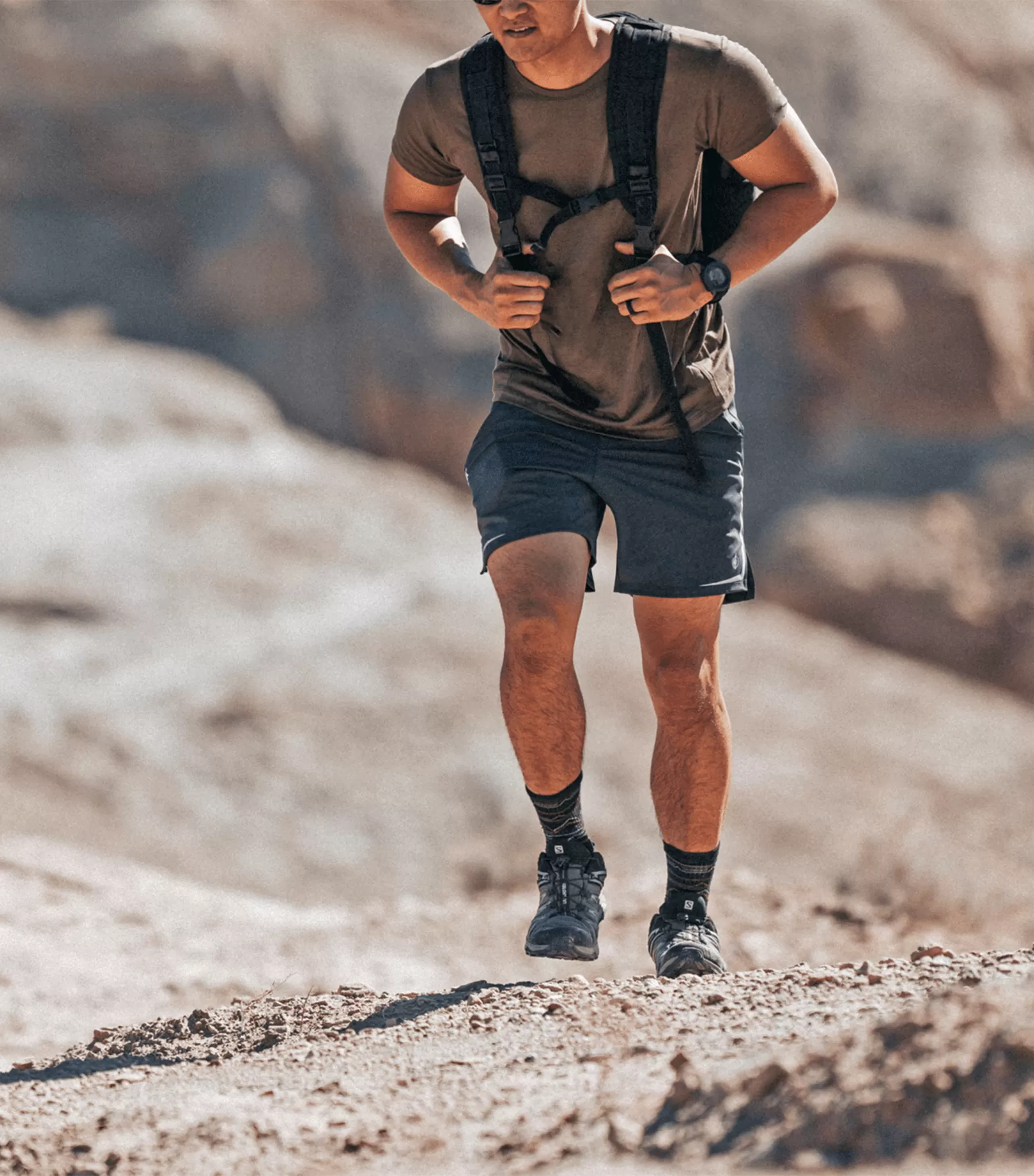 Dominate Training Shorts - Stone