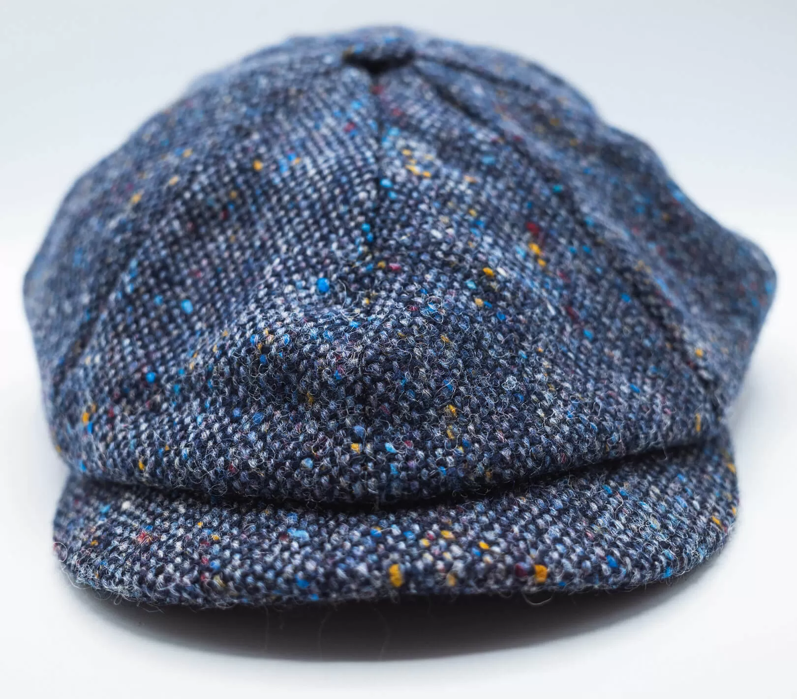 Donegal Tweed Newsboy Cap - Blue