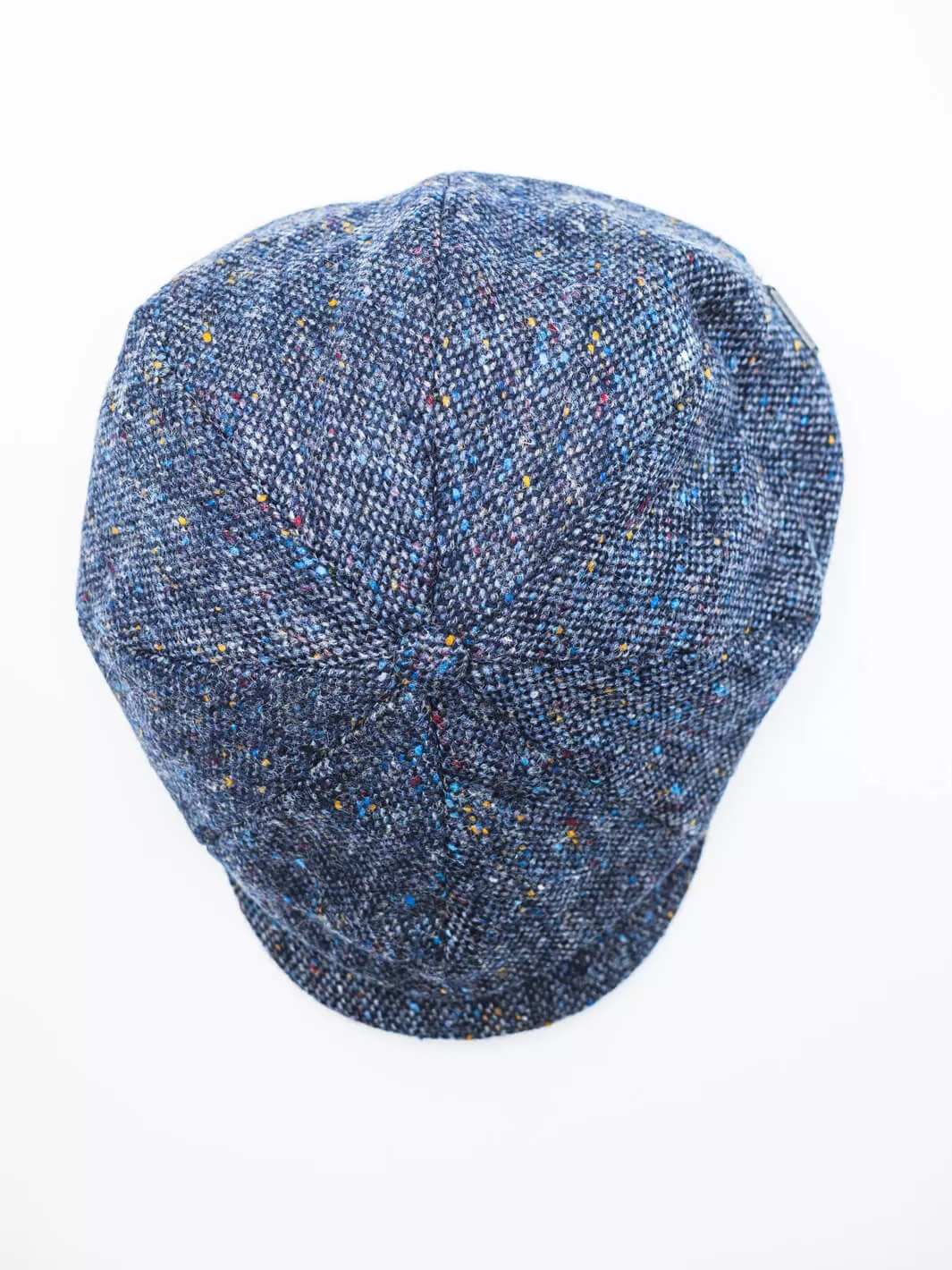 Donegal Tweed Newsboy Cap - Blue