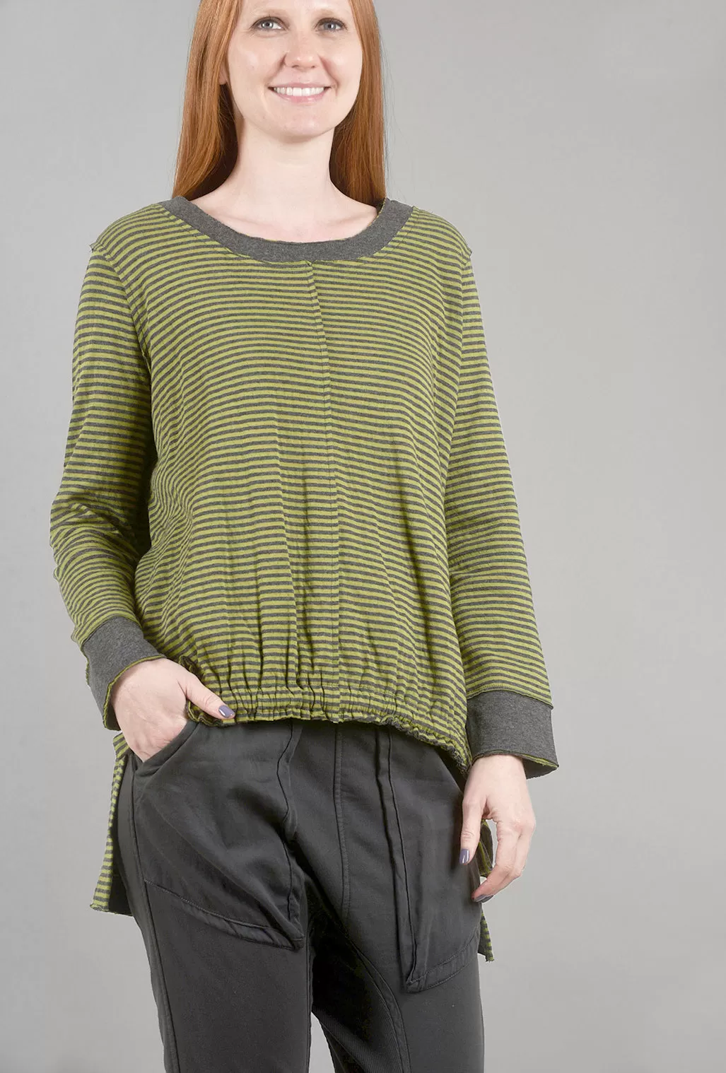 Double-Face Casa Pullover, Moss