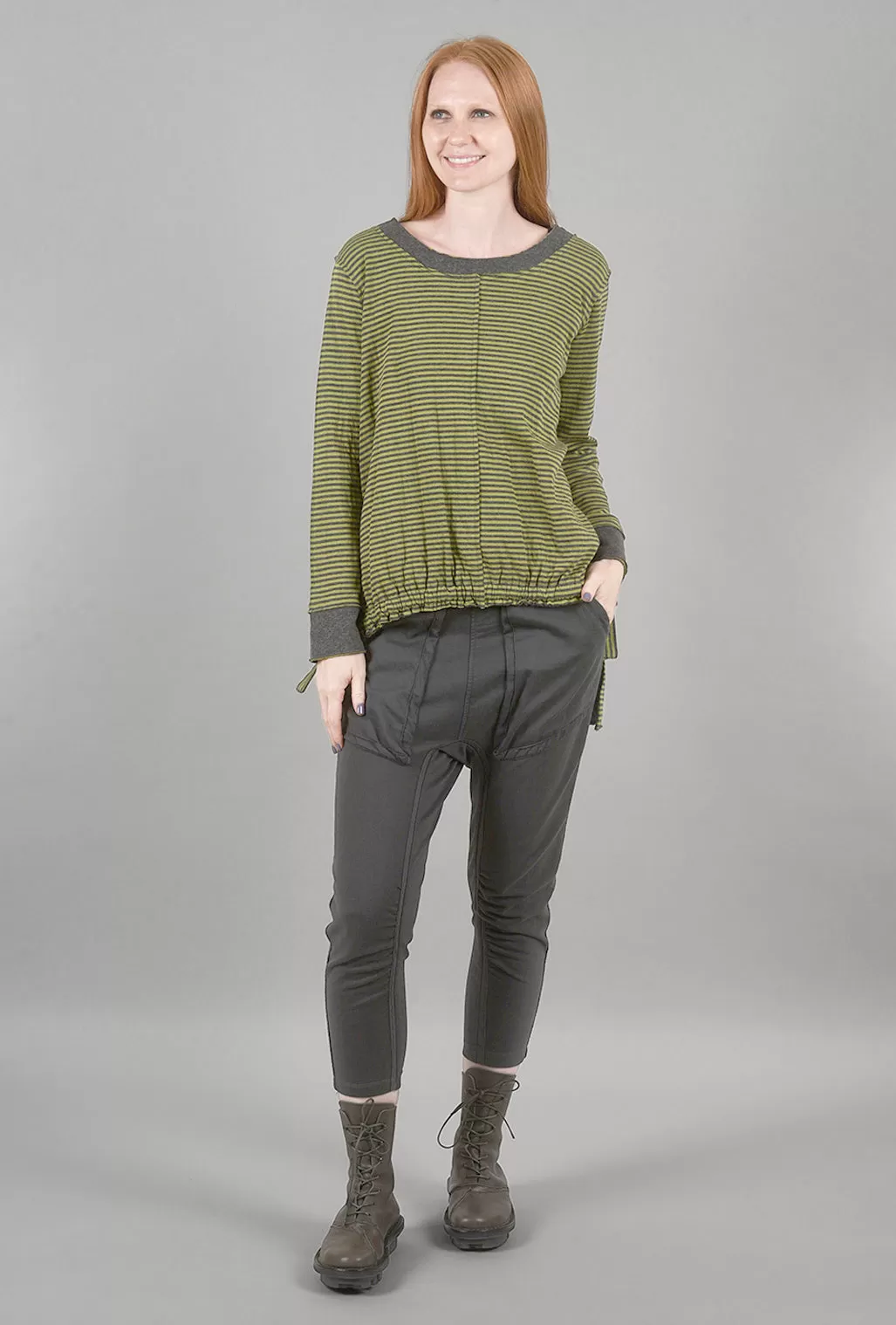 Double-Face Casa Pullover, Moss